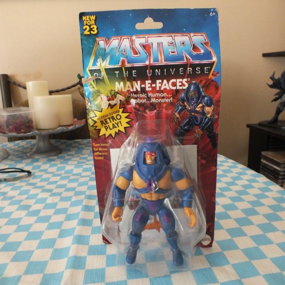 Masters of the Universe Retro Play Man-E-Faces 2023 Mattel